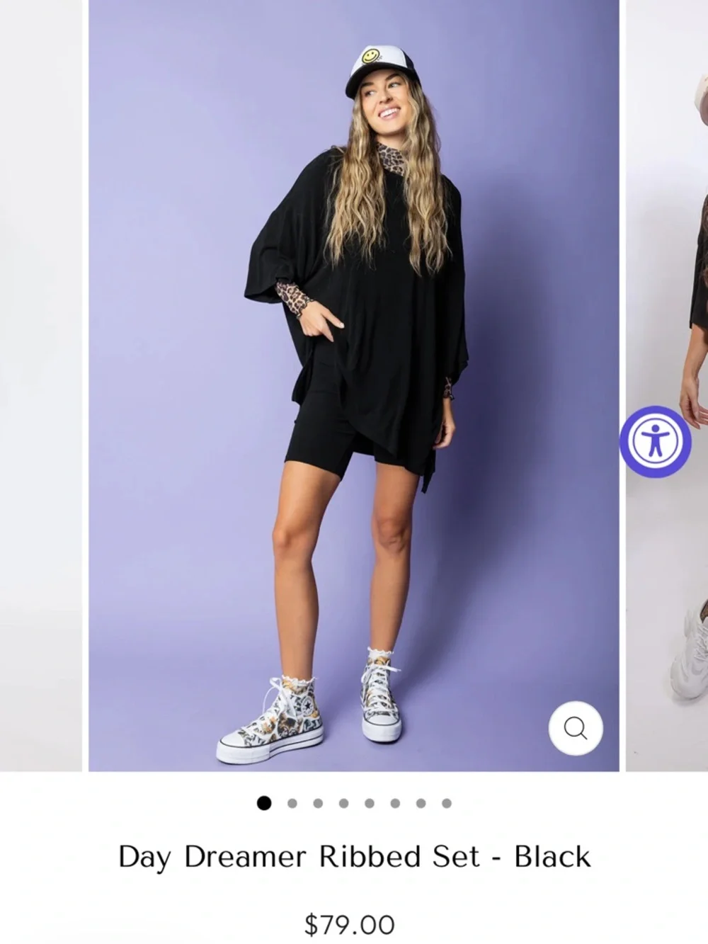 Chaser Oversized Ribbed Set - Black - Picture 4 of 9